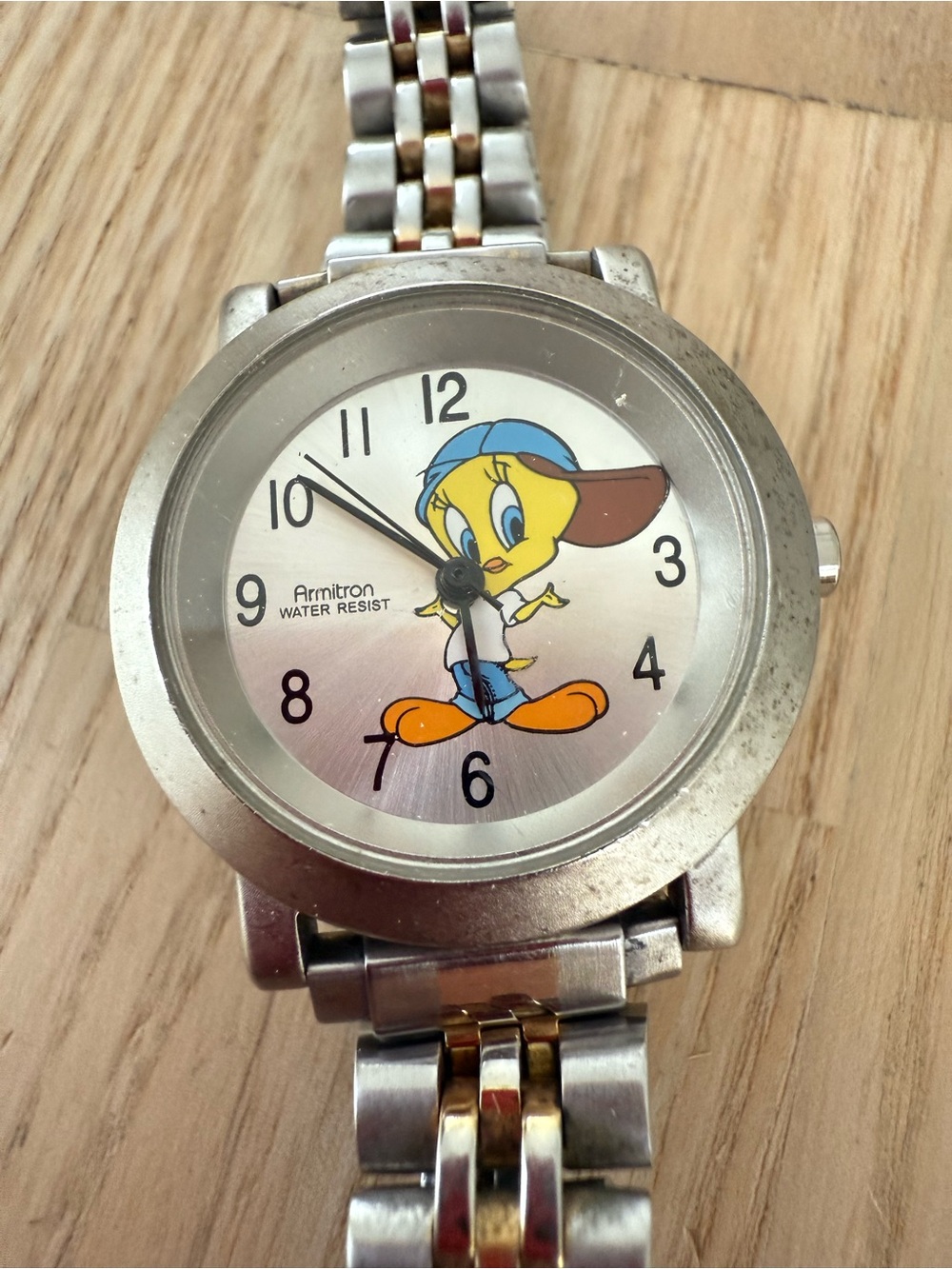 Vintage Armitron ladies Warner bros tweety bird watch NEW BATTERY